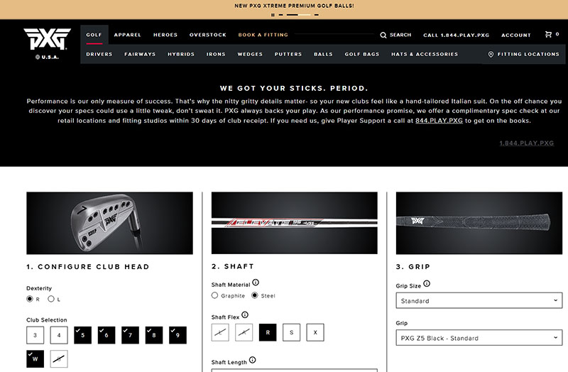 PXG Gen 3 젠 3 아이언 세트